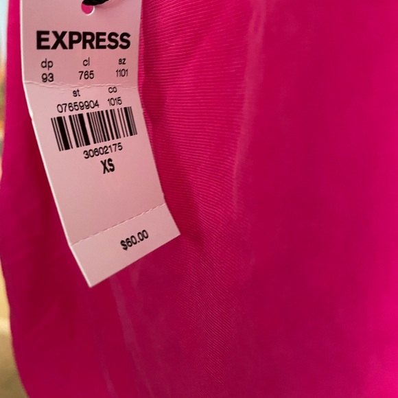 NWT Express Hot Pink/Magenta MIDI Skirt - Picture 2 of 3